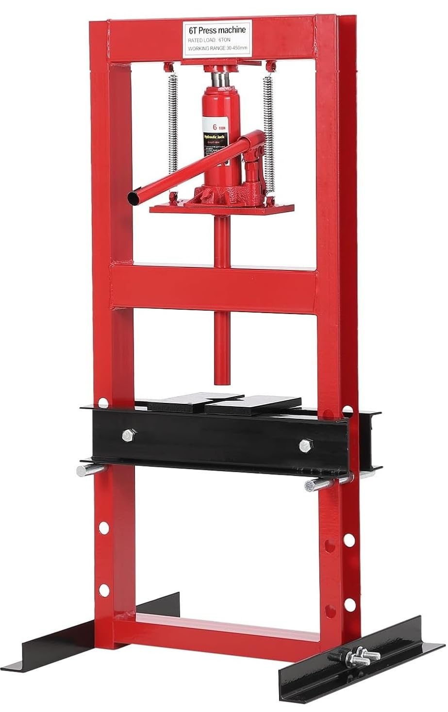 Presse de magasin hydraulique 6T avec plaques d'estampage réglables pour atelier