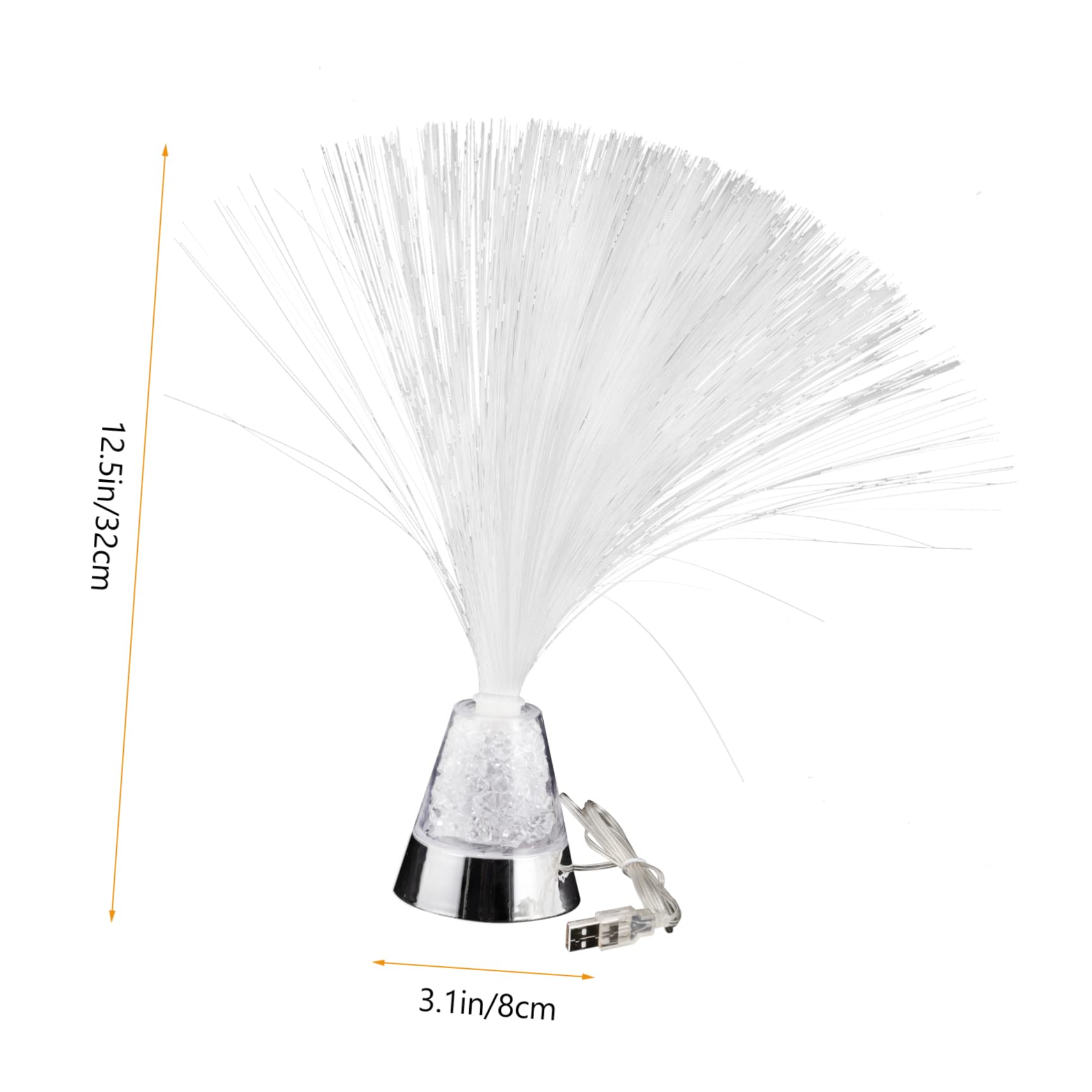 balacoo Chic Night Light Fiber Optic Lamp Led Desktop Light for Nursery Lamp Decor