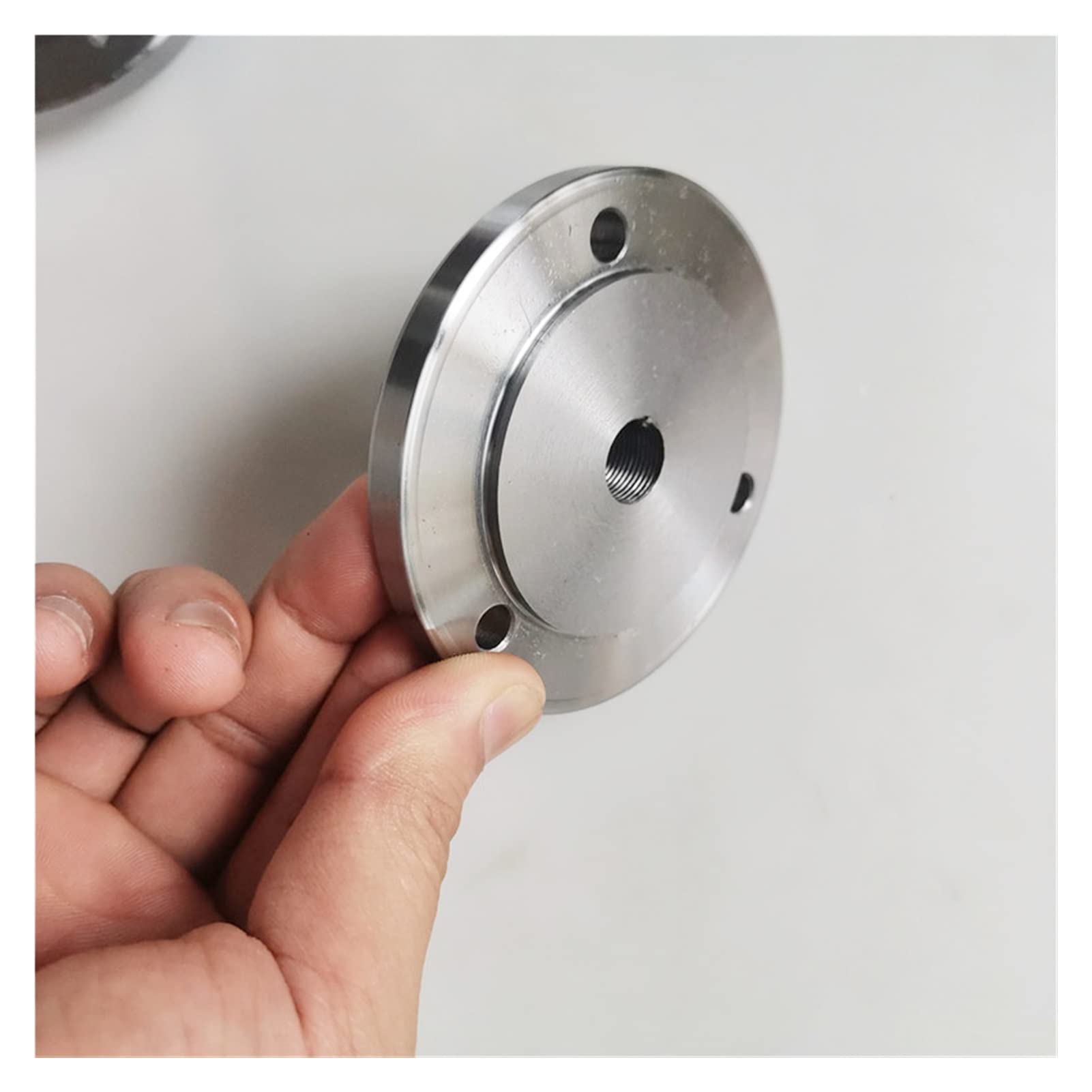 Mandril de Torno, CHUCK DE 80MM Conexión de la brida M14x1 Adecuada for K72-80 MINI LATHE Cnc Mini Máquina piezas banco chuck torno