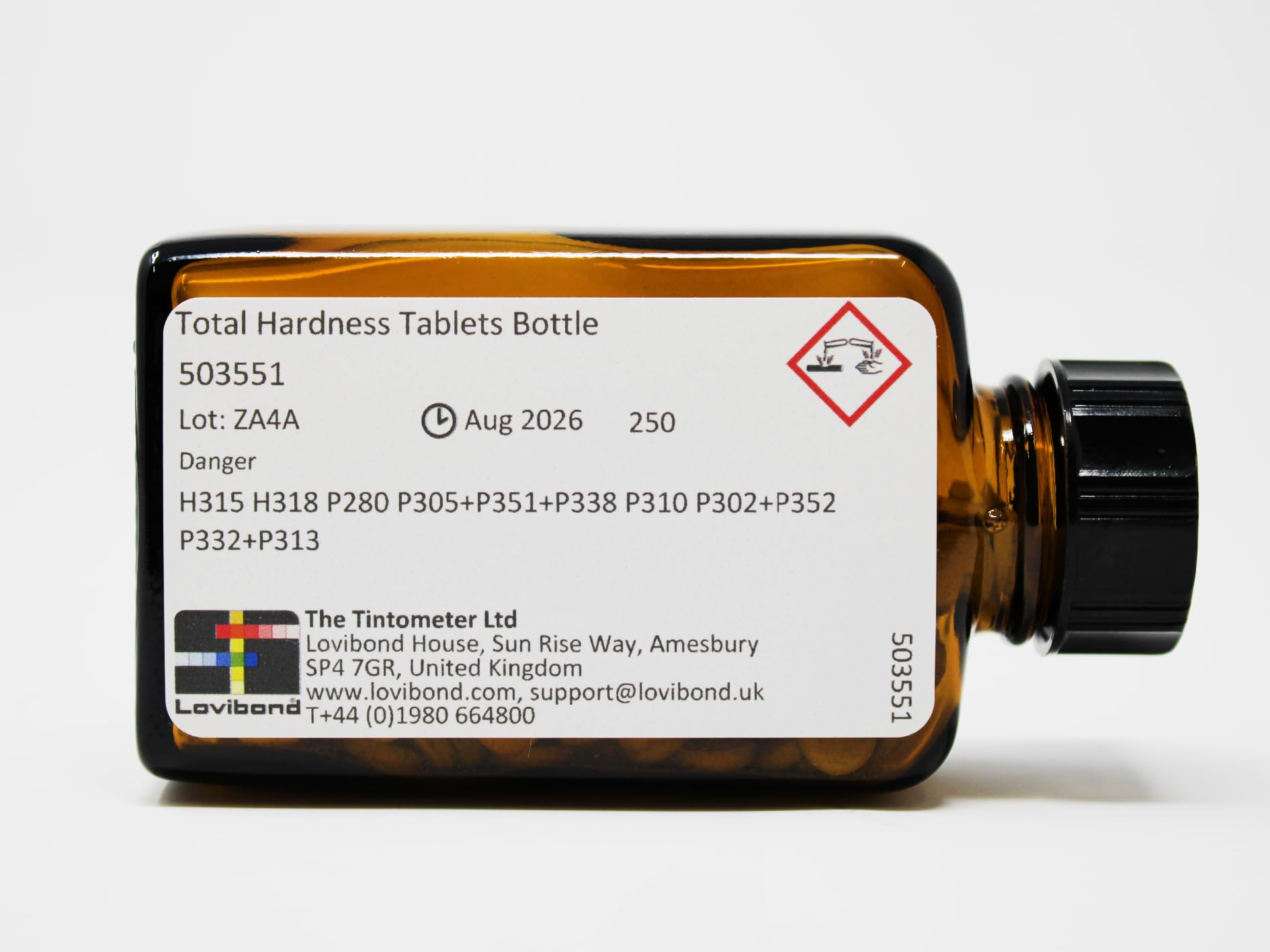 Test All Water: Lovibond Total Hardness Tablets Bottle for, pools, spa and more