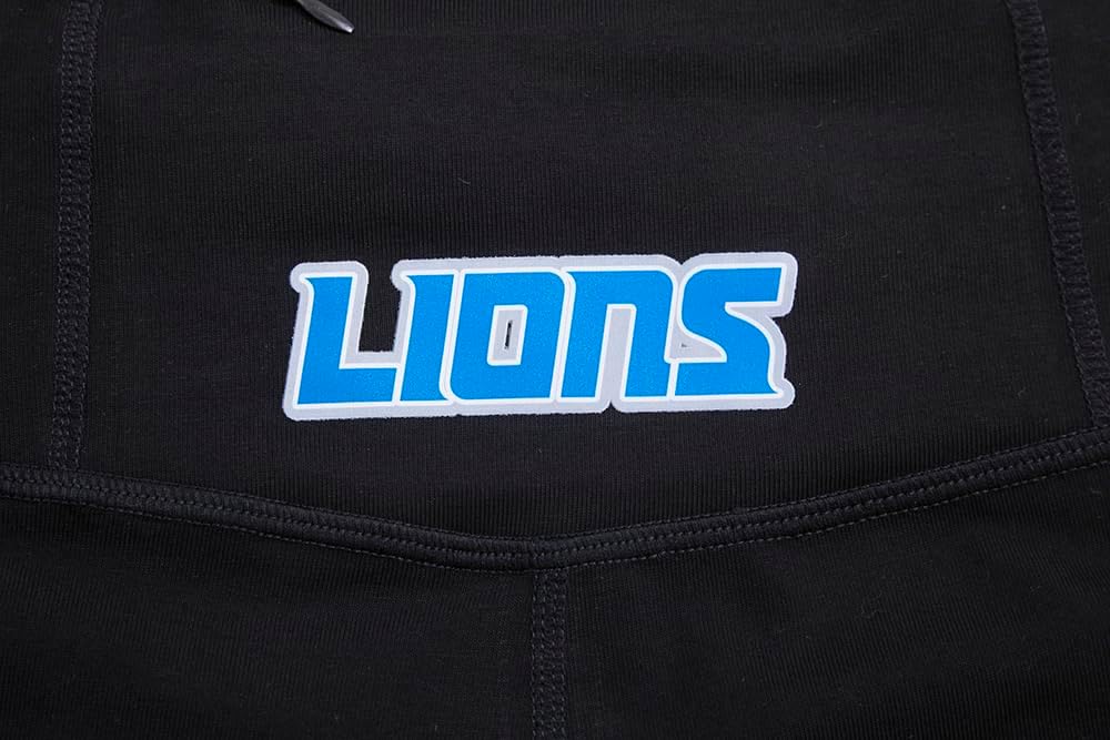 Pro Standard Womens NFL Detroit Lions Classic Chenille Legging Black 2XL - Image 5
