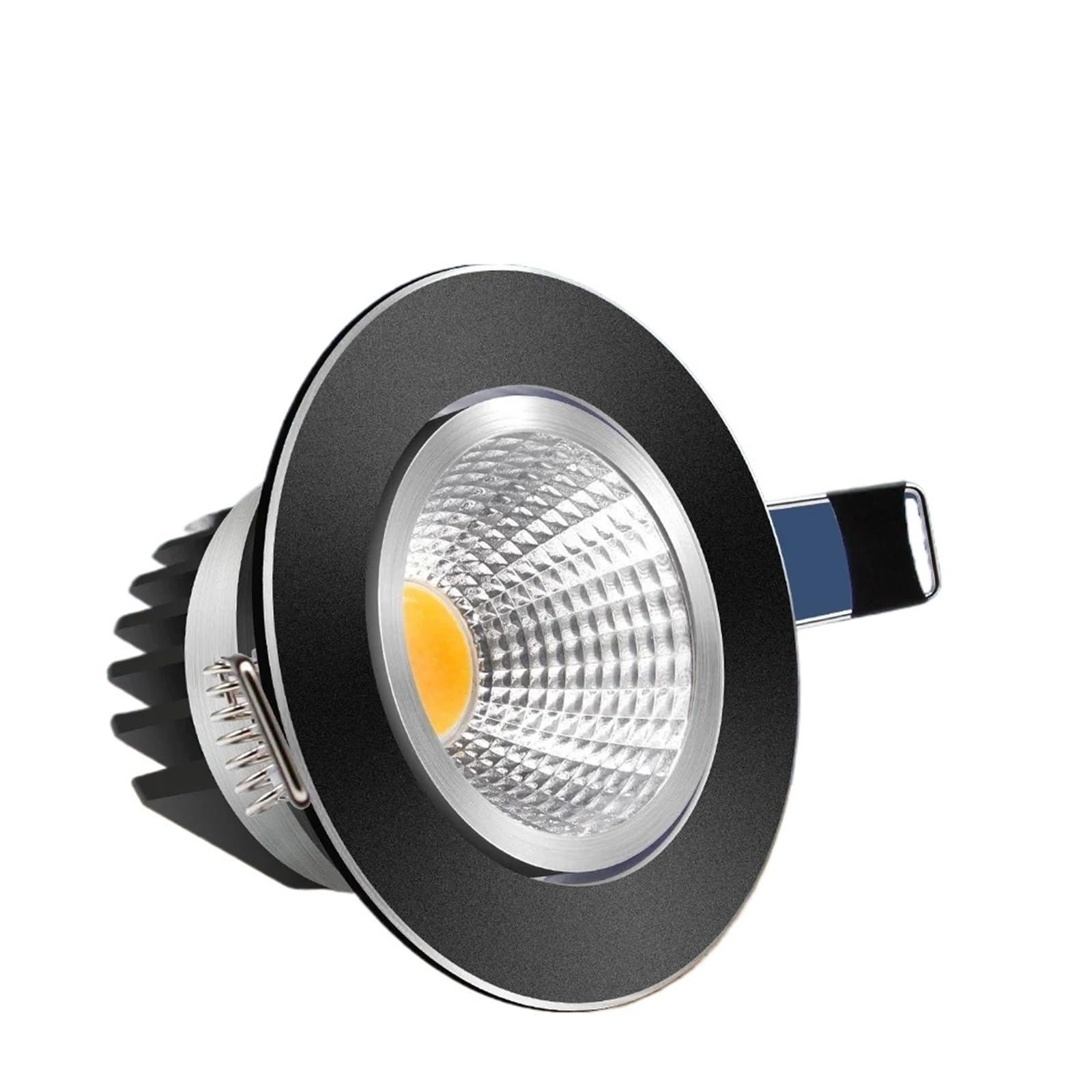 zhuguiming Foco LED empotrable regulable de 220 V, 110, 9 W y 6, for techo, con controlador for interiores(Natural White,BLACK_5W)