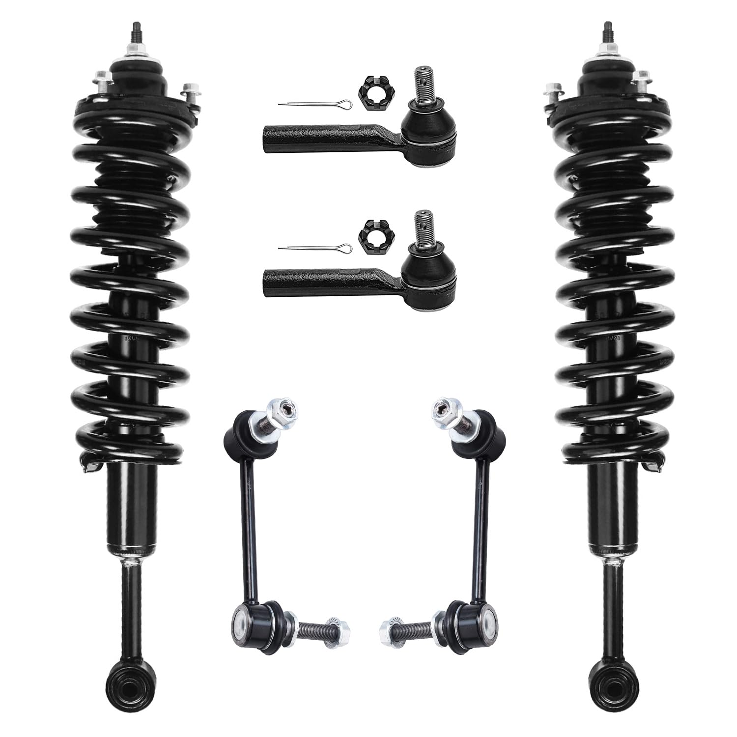 Detroit Axle - Front Suspnsion Kit for 2003-2009 Toyota 4Runner, 2007-2009