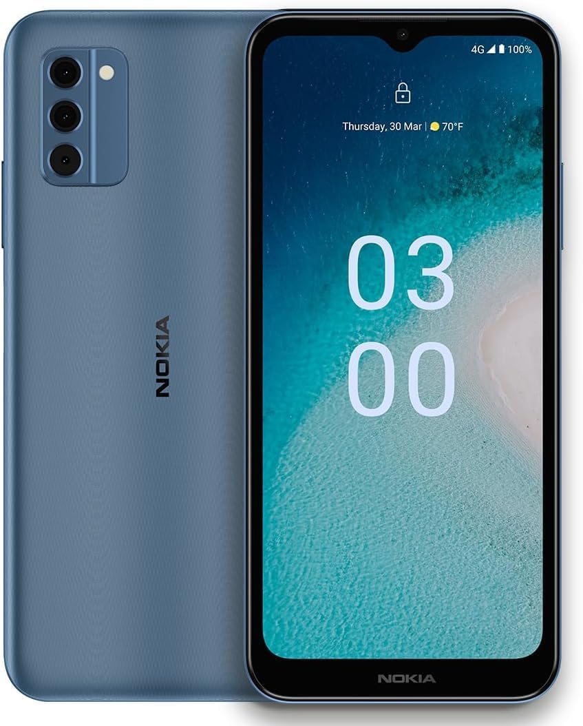 Nokia C300 TA-1515 32GB Storage + 3GB RAM 6.5" HD+ Display Blue Consumer Cellular Locked