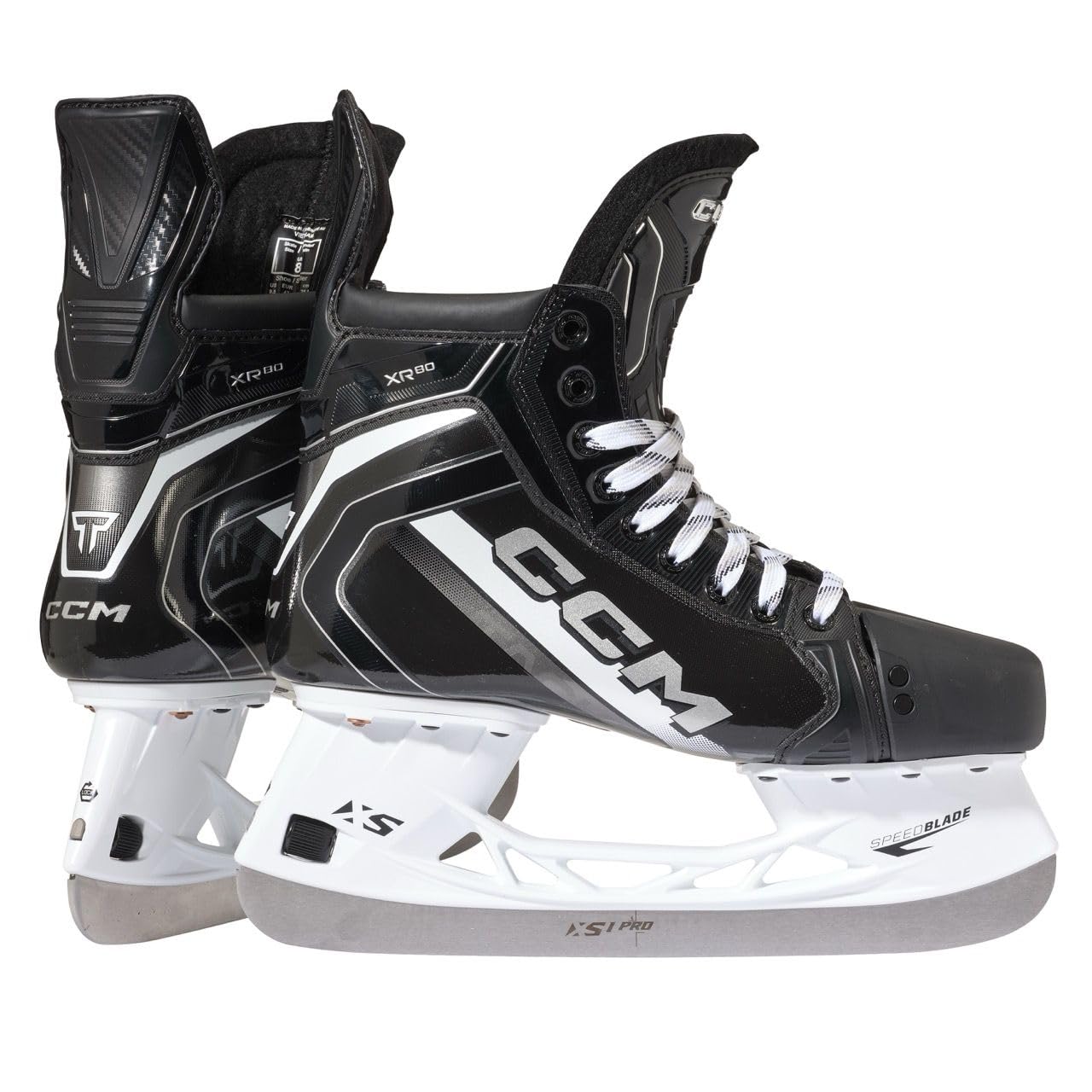 CCM Tacks XR80 Patins de hockey sur glace intermédiaires, largeur normale (6,0 = EU 40,5)