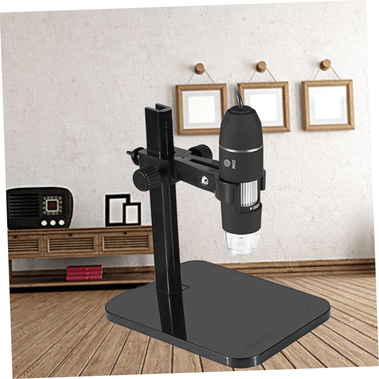Gatuida Microscopio Digitale Portatile USB con Supporto Rilevatore Alta Risoluzione per Studio e Didattica Compatibile con Sistemi Operativi Vari