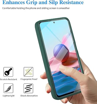 Wuhaizher for Honor X5C Plus Phone Case and Screen Protector 360 Full Body Bumper Case Rugged Clear Back Shell + Protective Front Case Dual Shockproof Cover for Honor X5C Plus, Blue