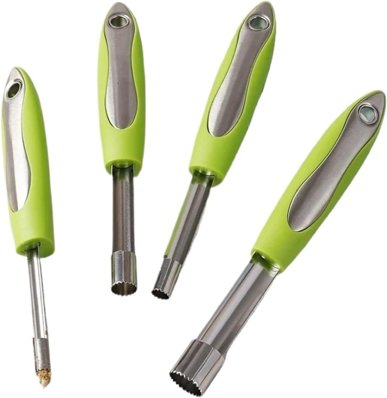 Stainless Steel Pear Fruit Pitter 0.8/1/1.4/2cm Core Seed Remover for Apple Cherry Hawthorn Corer Kitchen Gadgets(20.5x1.4cm)