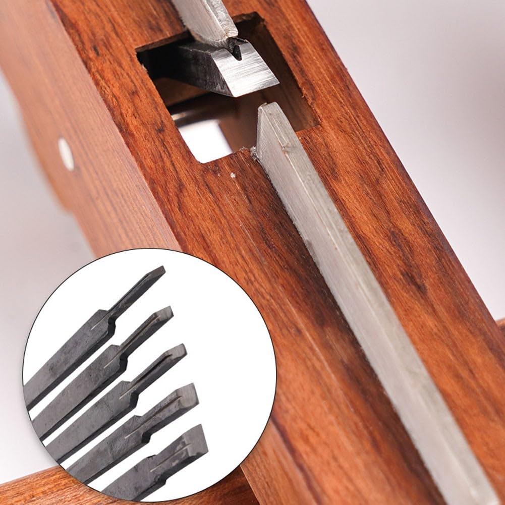 Pialla in legno per scanalature, falegnameria, strumento per la lavorazione | Questa pialla scanalata in legno presenta un design ergonomico per una presa comoda e un controllo preciso durante la