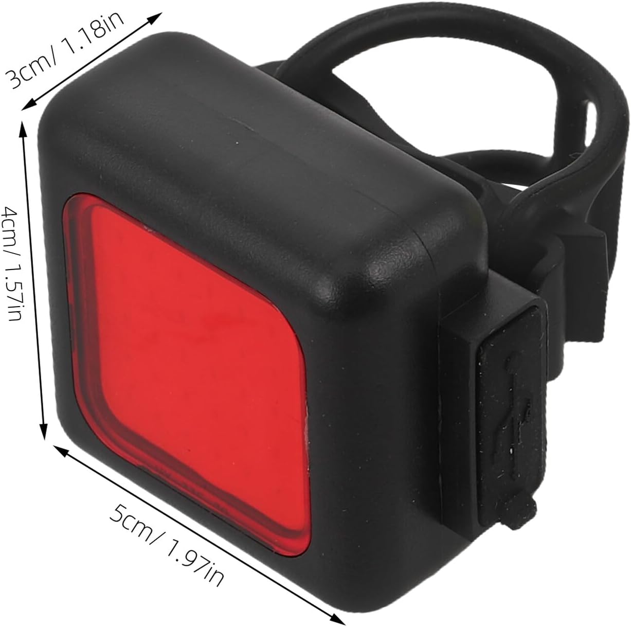 Mikinona ’s Mountain Bike Light Set, Mini Waterproof LED Front White Headlight and Red Rear Taillight, Small Cycling Accessories for Outdoor Night Riding Safety