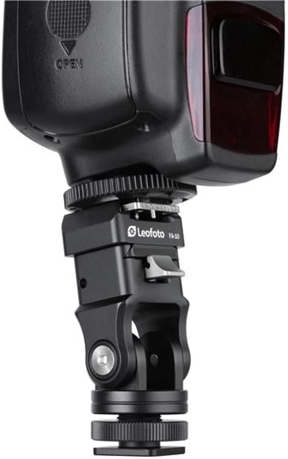 Leofoto FA-15 Kit QR Tilting & Pivoting Cold Shoe Flash Adapter FA-15 + FA-10