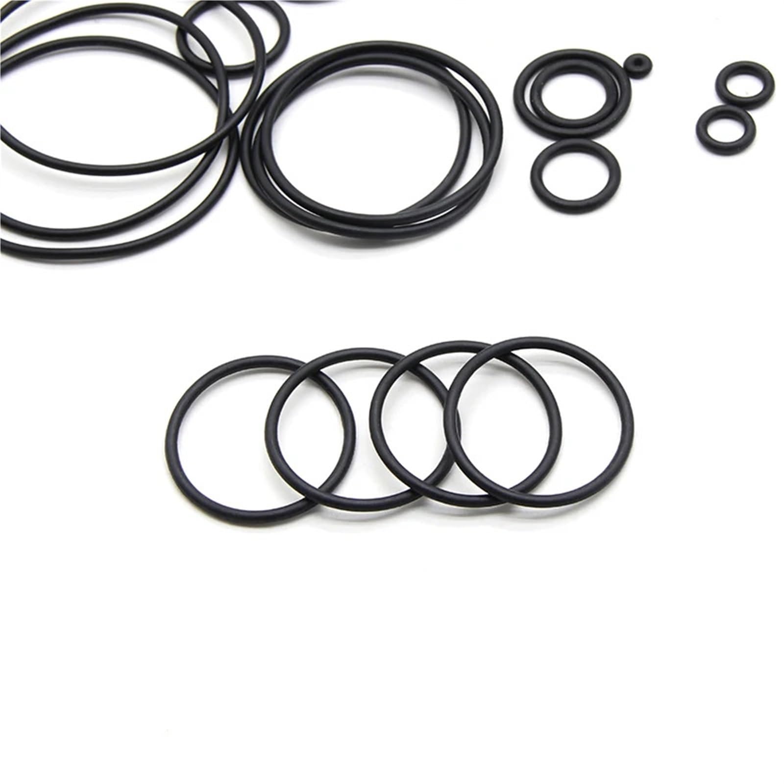 Junta tórica de sellado de 10 Uds., espesor CS 2,4mm OD 6~190mm, espaciador de goma de nitrilo butadieno, arandela resistente al aceite, forma redonda(OD 110mm ID 105.2mm)