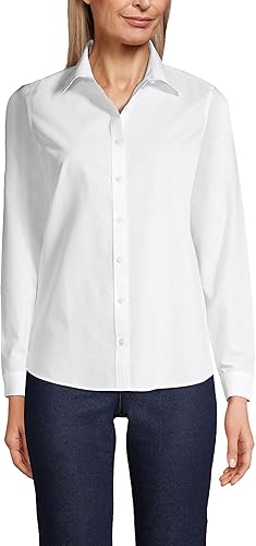 Miniatura 3 de Lands' End Women's Wrinkle Free No Iron Button Front Shirt