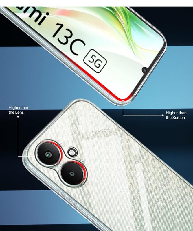 Image of Case Creation Brand - Mobile Cover for Xiaomi Poco M6 (Soft & Flexible Back Case), Transparent