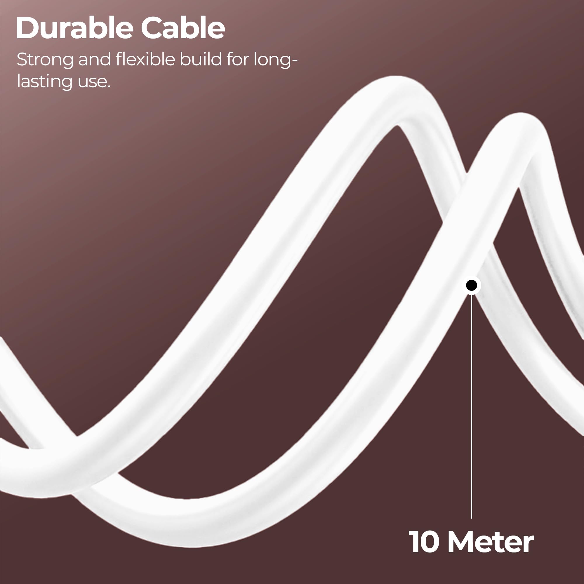 Zebronics Cat 6 Ethernet Cable, 10 Gbps, 20 Meter, UTP, RJ45 LAN Cable, for Routers, POE Switch, IP Phones, PC & Laptops (PC4PCAT6, 20M) — Amazon image 6