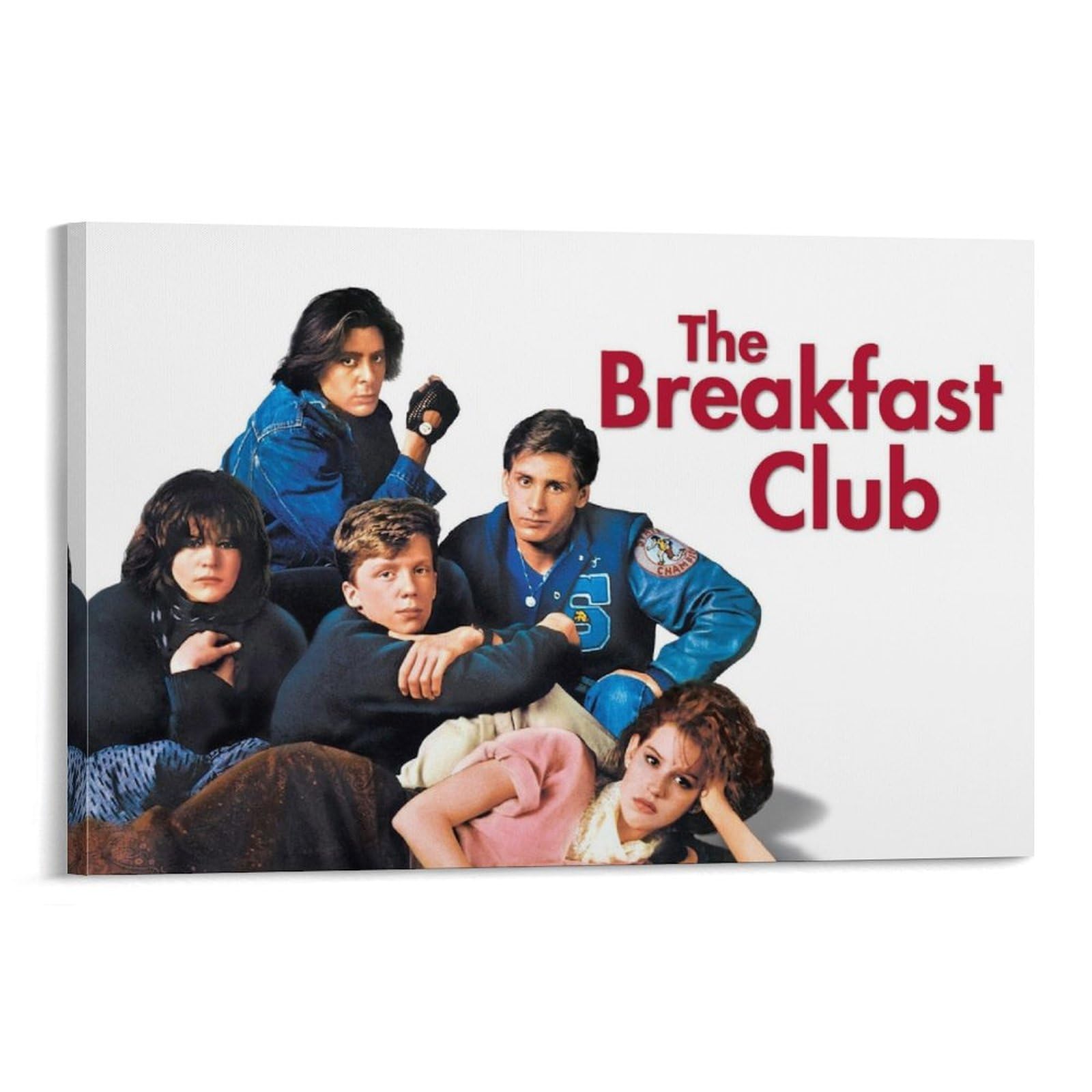 The Breakfast Club Poster (2) Room Aesthetic Poster Print Art Wall Painting Canvas Posters Gifts Modern Bedroom Decor 08x12inch(20x30cm)