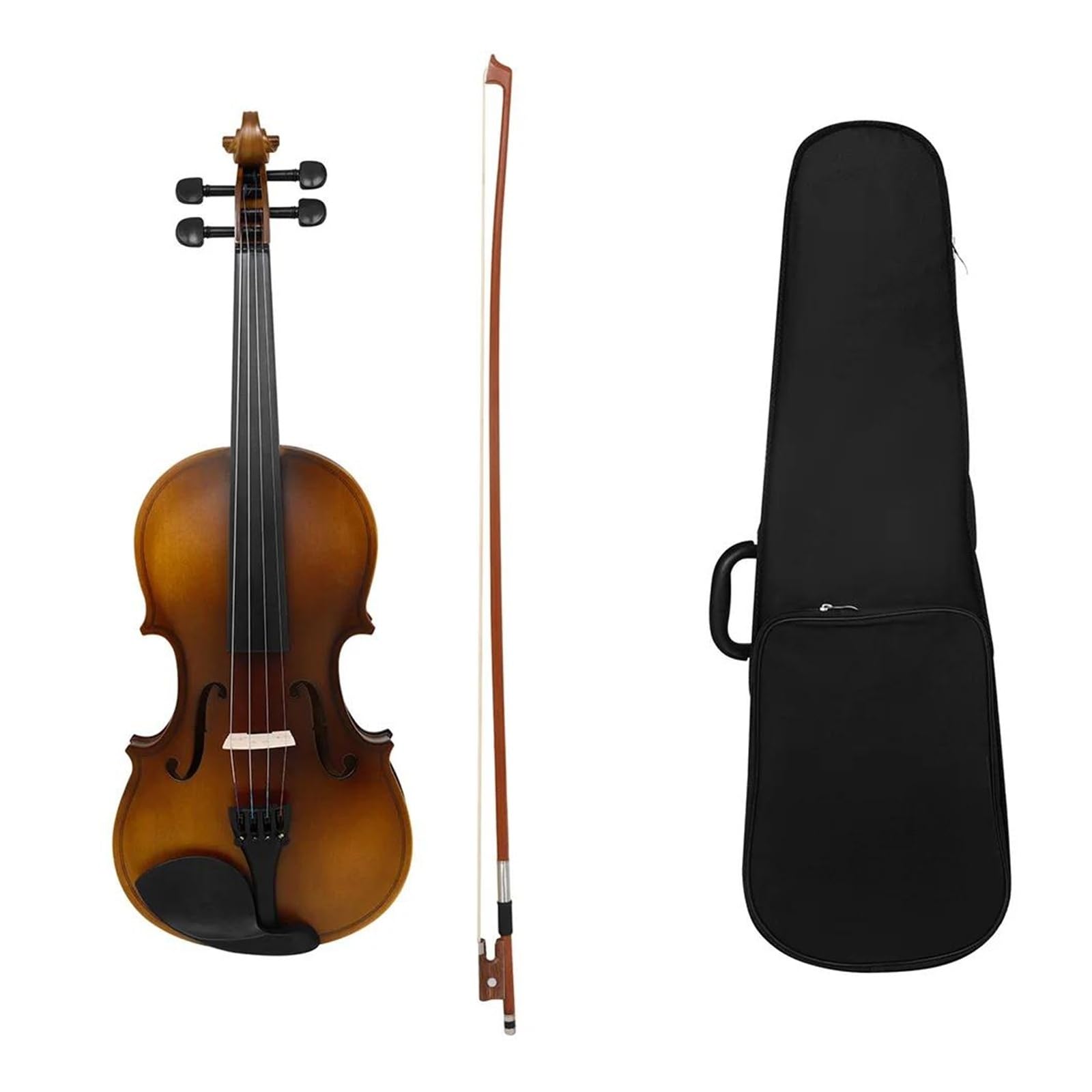 violino Violino acustico 4/4 in tiglio con custodia e archetto Strumento a corde professionale