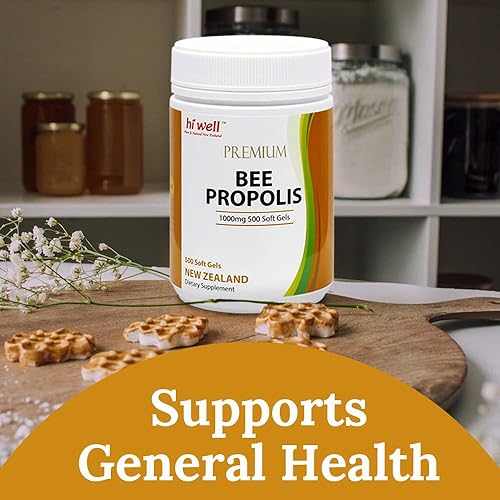 Miniatura 2 de (2 unidades) Hi Well Premium Bee Propolis 500Softgels