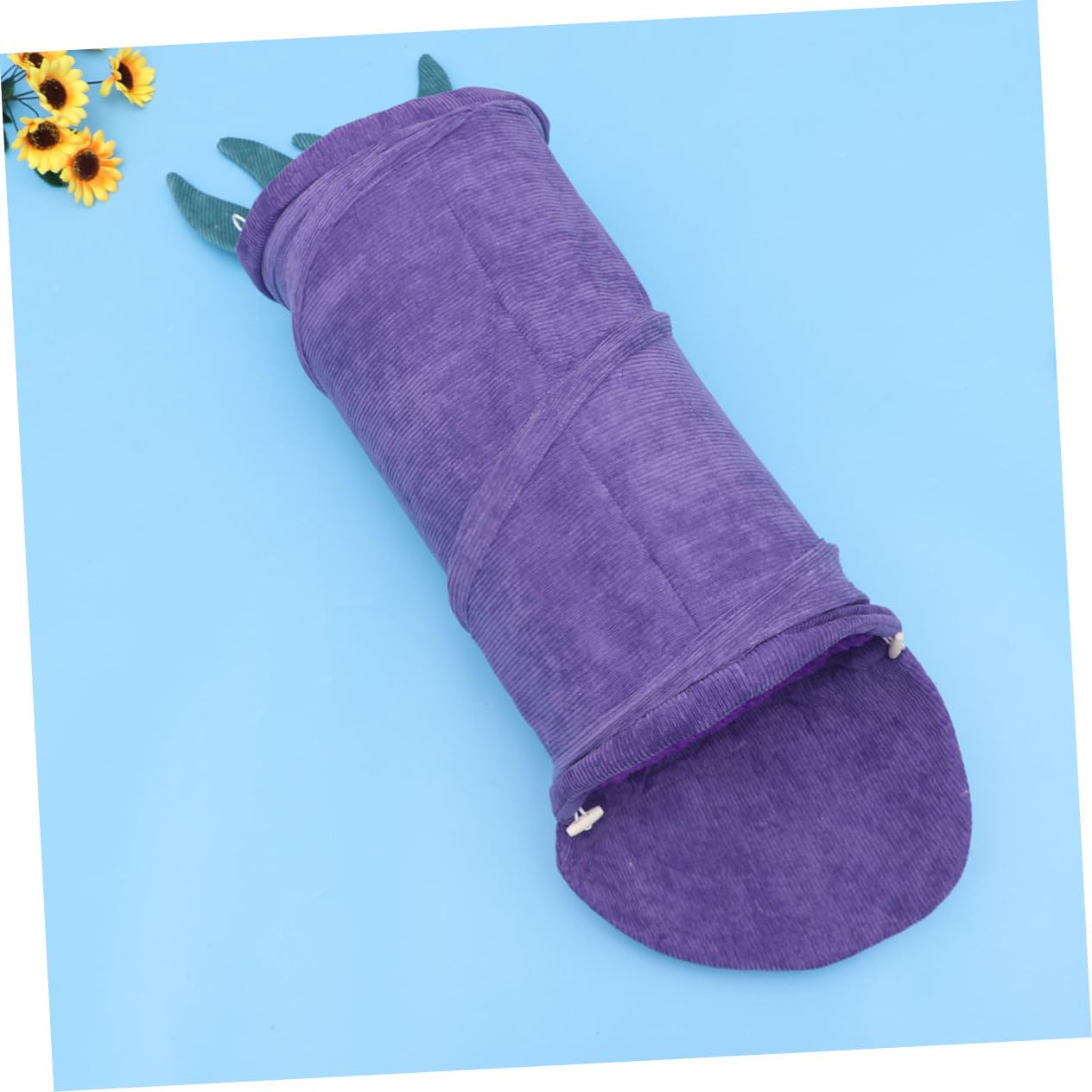 SUPVOX Túnel Plegable para Gatos Tienda De Campaña De Felpa Diseño De Verduras Juguetes para Mascotas para Gatos Inquietos