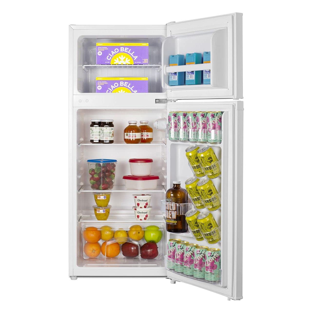 4.5 CU. FT. TOP Freezer Refrigerator in White, Counter Depth on Fridge.com