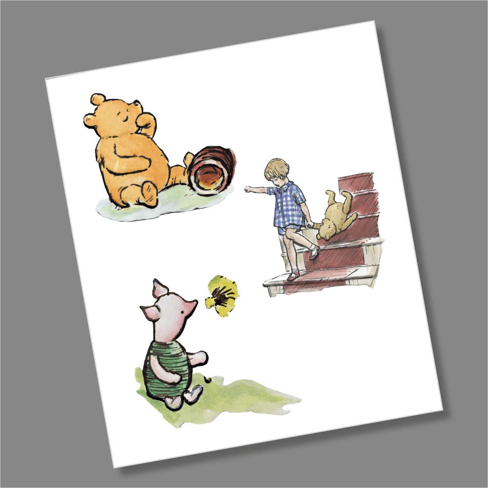 Coincollective Winnie The Pooh 2020 Collection 50P Coin Decal Stickers
