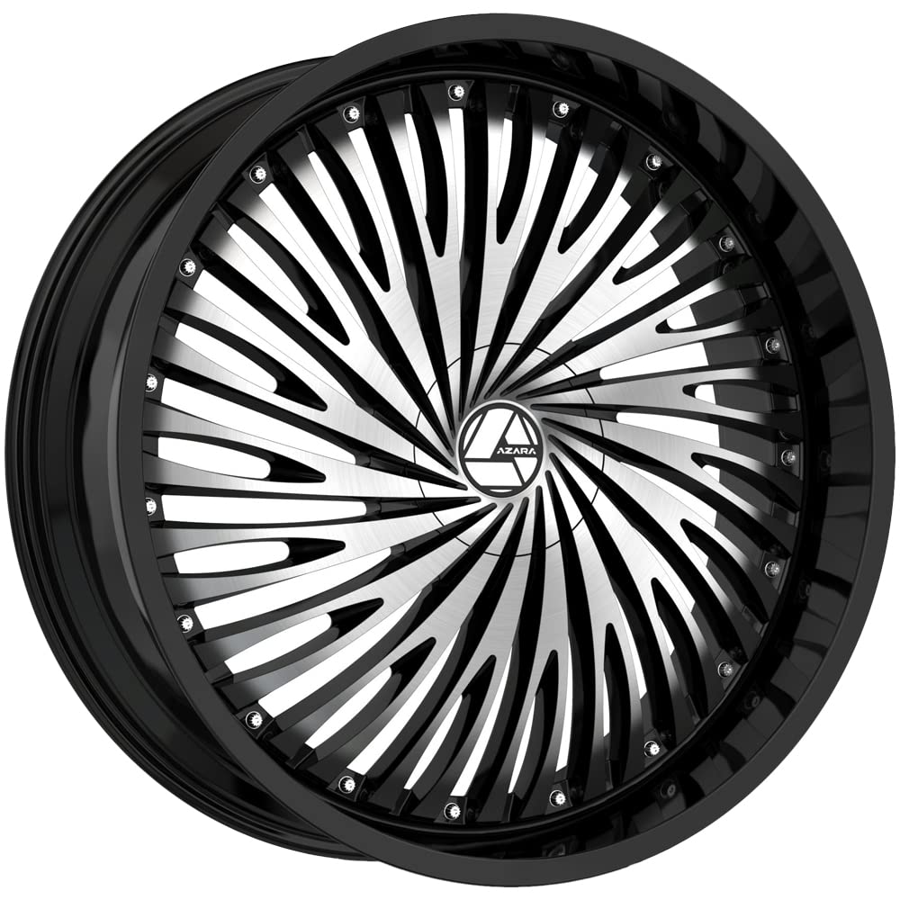 Amazon.com: Azara AZA-526 22x8.5 5x112 5x114.3 +38 Cb 74.1 Gloss