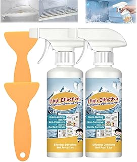 High Effective Refrigerator Defrosting Agent,De-Icer Clean For Refrigerator Defroster,for Fridge and Freezer, Quickly Removes Ice (2PCS)