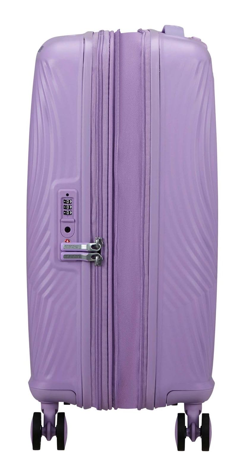 American Tourister Mickey Magic - Valise Cabine 55 x 40 x 20/23 cm - Valise Rigide pour Ryanair, EasyJet & la Plupart des compagnies aériennes, 37/44 L, Violet (Mickey Soft Lilac)