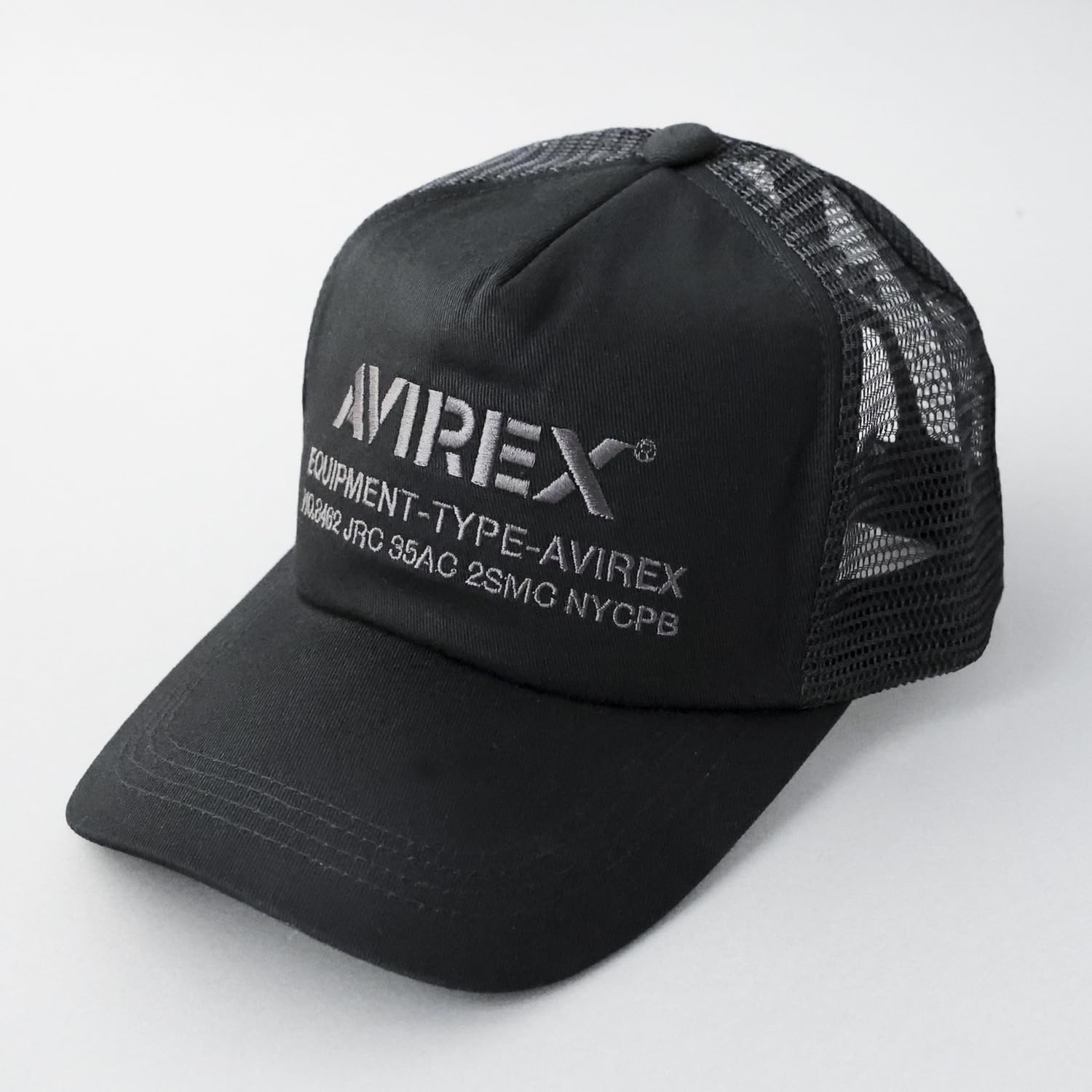 AVIREX アヴィレックス 2サイズ展開 スタンダード ミリタリー メッシュキャップ XL LL 大きいサイズ 帽子 キャップ メンズ ビッグ ベースボール アメカジ 夏 深め - 2