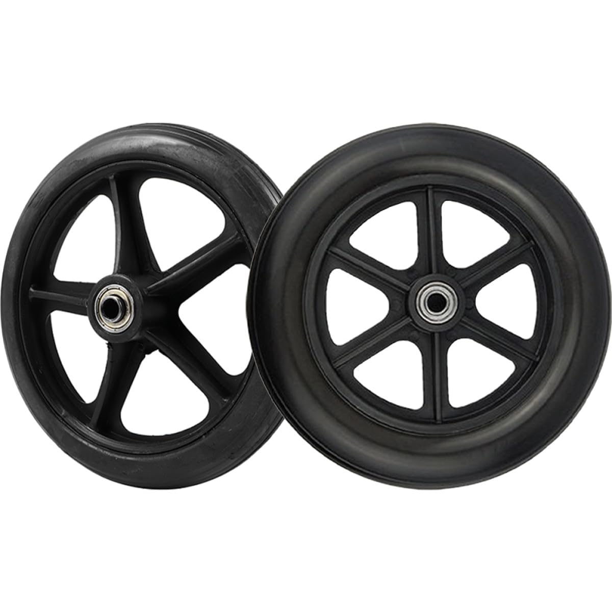 Ruedas Delanteras para Andador y Silla de Ruedas, Accesorio Reemplazable de Abs y Goma, 2 Piezas Duraderas y Resistentes para Uso Diario