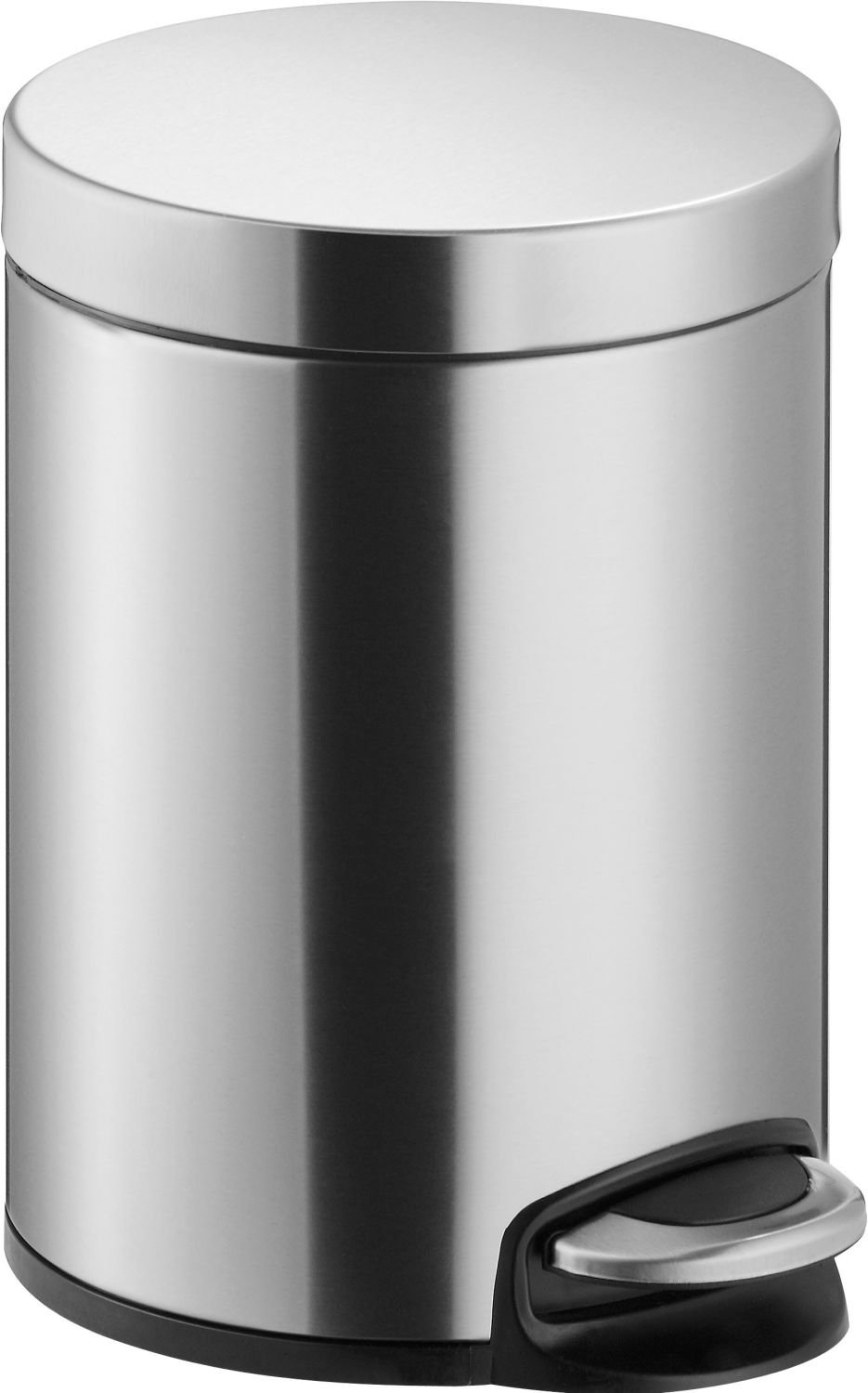 helit H2403400 - Tret-Abfallbehälter „the silent“ 5 L, Edelstahl