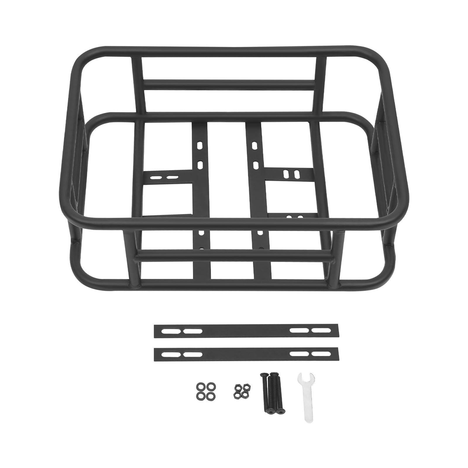 Cestino per biciclette, cestino portabiciclette, cestino posteriore della bicicletta, per la maggior parte delle biciclette con portapacchi, nero