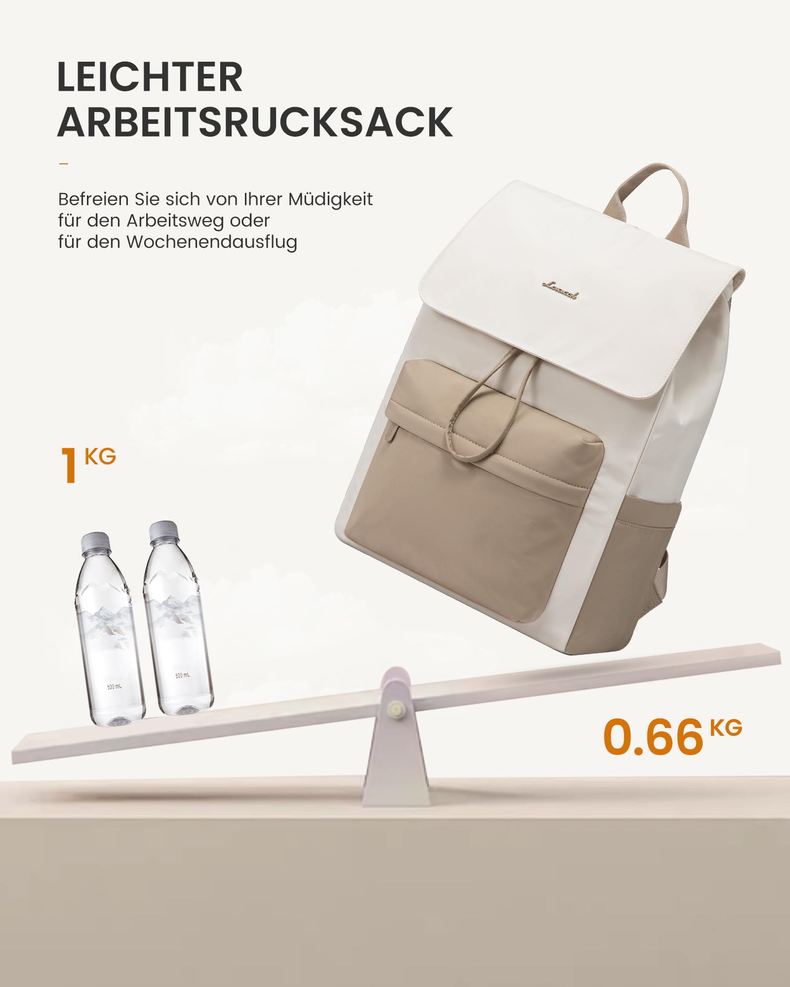 LOVEVOOK Rucksack Damen,17.3 Zoll Laptop Schulrucksack Teenager Wasserdicht Mädchen Leichter Schultasche Backpack mit Laptopfach Women Tagesrucksäcke Casual Daypacks für Uni Schule Reise Arbeit