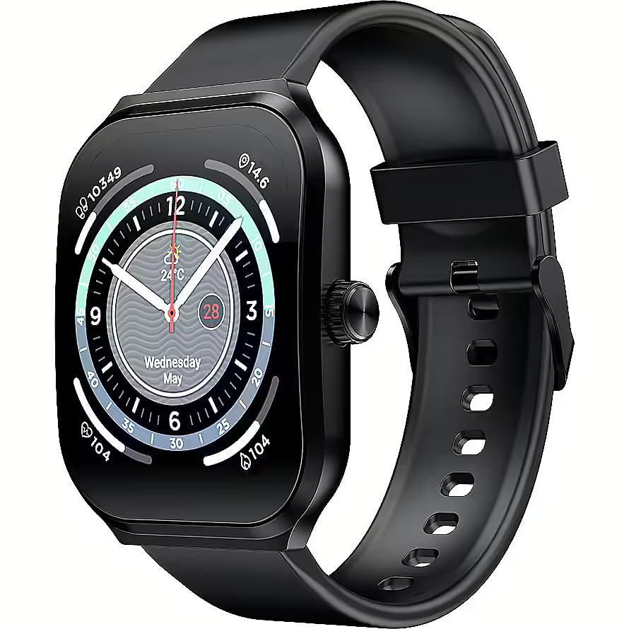 Infinix Inteligentny zegarek XWatch 3 Plus XW3P: wodoodporny IP68, zakrzywiony ekran Amoled 5.4 cm, bateria 7-dniowa, 200 tarcz zegarka, tryby sportowe, obsługa połączeń Bluetooth, monitorowanie