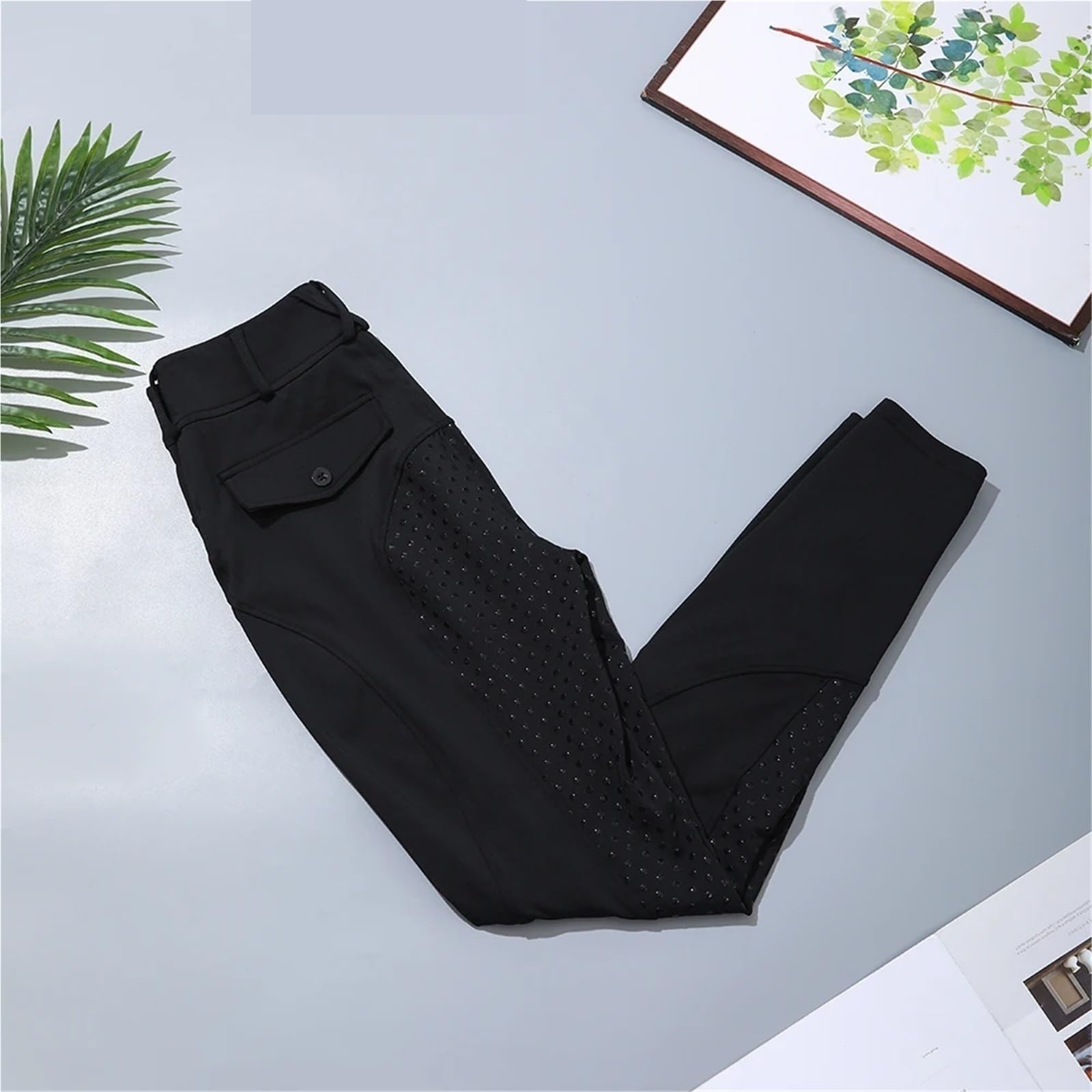Reithosen Damen Reithose Vollbesatz Reitschulung Strumpfhose Outdoor Sportbekleidung Ausrüstung Kleidung Reitleggings