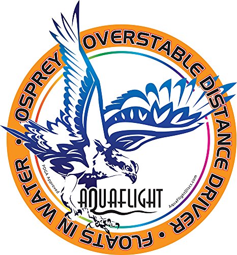AquaFlight Osprey Disc Golf Distance Driver (Floats in Water!)