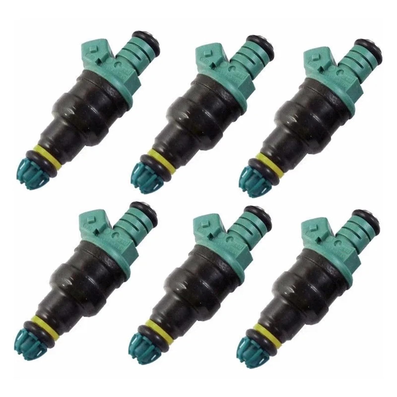 Difmqf One Color Fuel Injector Nozzle For Bmw E36 E34 E39 320I 323I 525I M52 B20 B25 3.0L 2.5L 6Pieces 0280150415 Fuel Injectors