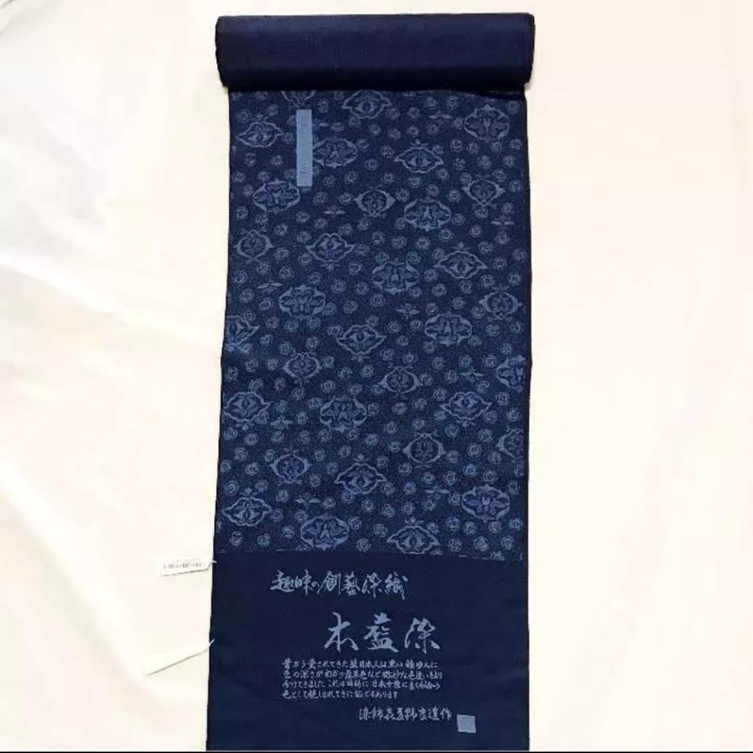 【交渉可】新品 本藍染め 着物 反物 染師 喜多野良造 定価258,000円 絹 Amazon.co.jp: 本藍染め 着物 反物 染師 喜多野良造 定価258,000