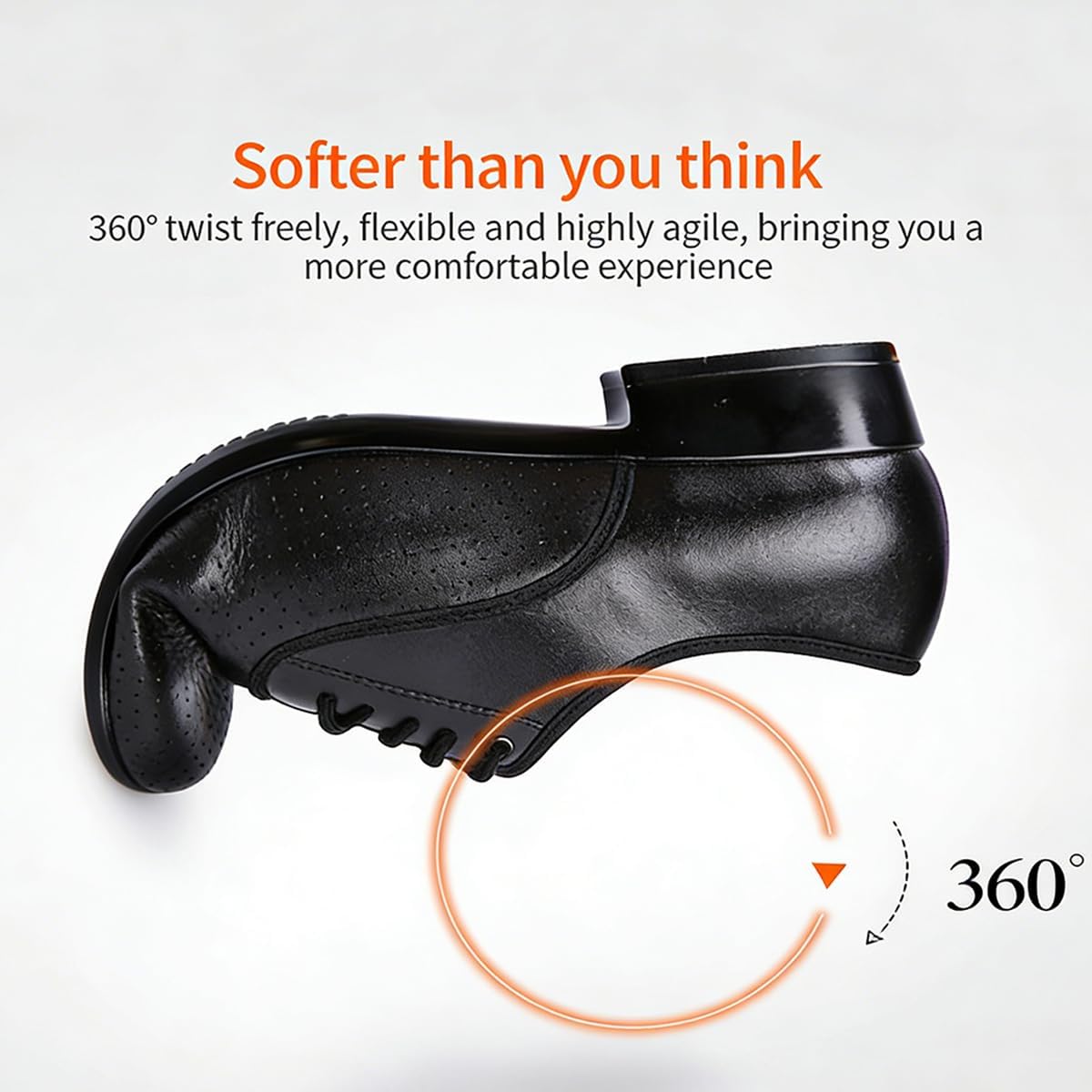 Modern Dance Shoes Men Breathable Leather Ballroom Tic Tap Jazz Standard Latin Tango Dancing Shoes Classic for Beginner
