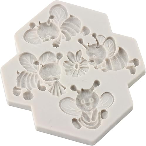 Miniatura 68 de Molde de silicona de abejorros para fondant de abeja, molde de chocolate para decoración de pasteles de azúcar, decoración de cupcakes, pasta