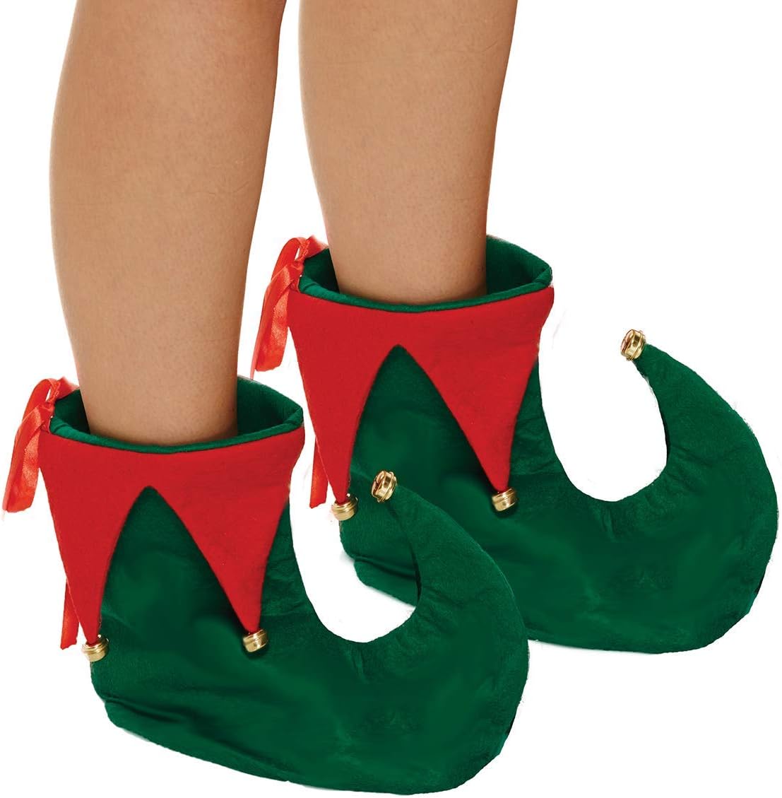 Fna Fashions Adults Deluxe Christmas Elf Shoes Fancy Dress Accessory