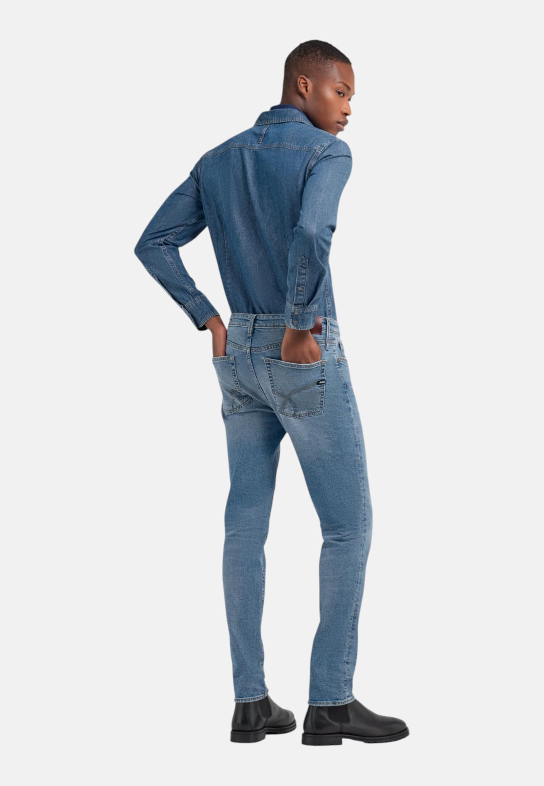 gas Uomo Jeans Skinny Fit Cotone 351450030160