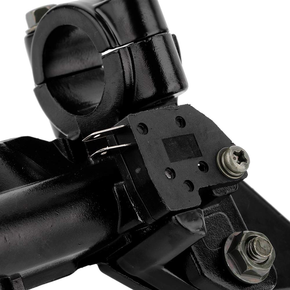 Levier de Maître-Cylindre de Frein Droit pour GS125 GN125 GN250 GS250,Alliage d'Aluminium Résistant à la, Installation Rapide Sans Outils, Compatible avec les Systèmes de