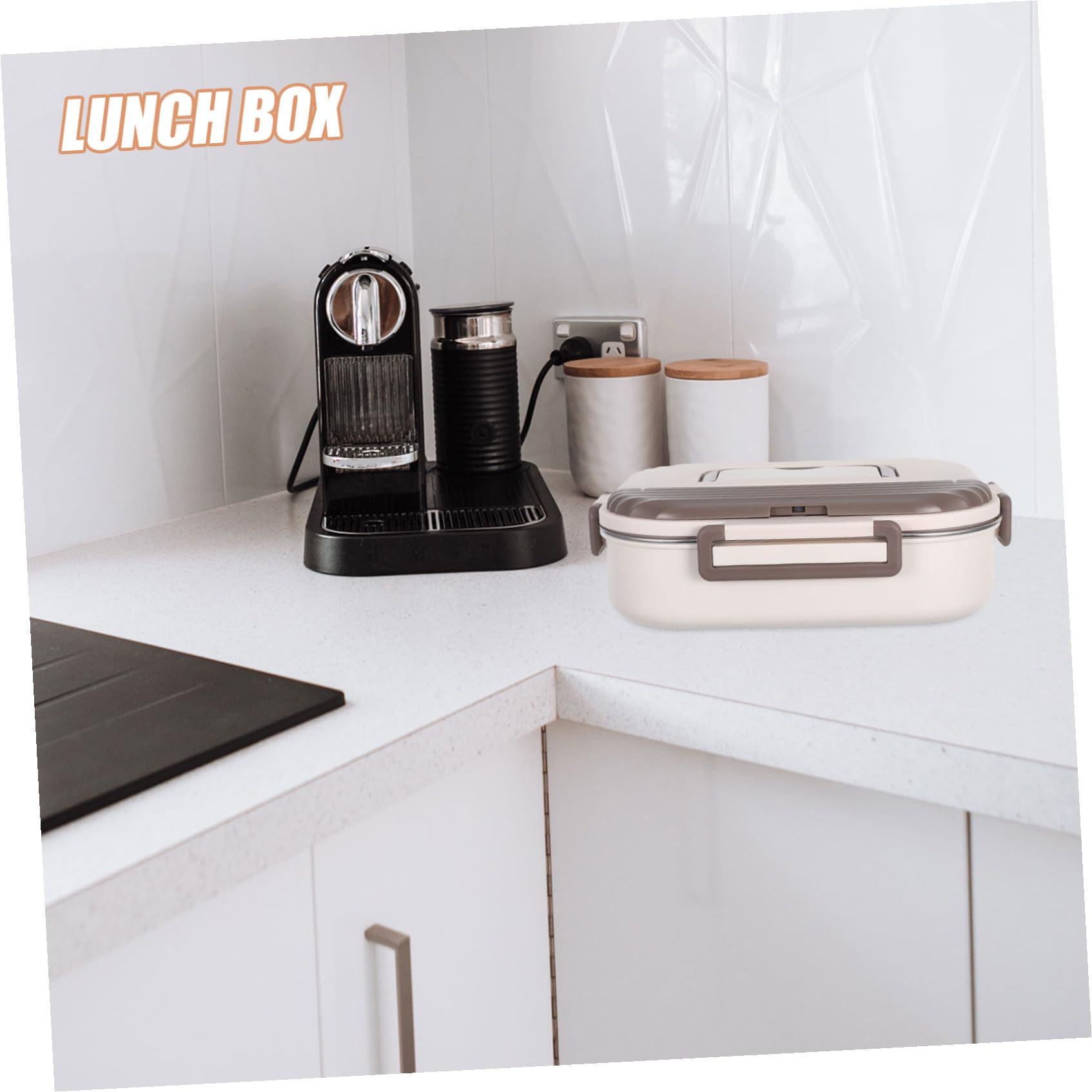 Edelstahl Lunchbox Fächer Auslaufsicher Doppelstöckig Bpa-frei Lunchbehälter für Schule Büro Reise Picknick Langlebig und Mikrowellengeeignet