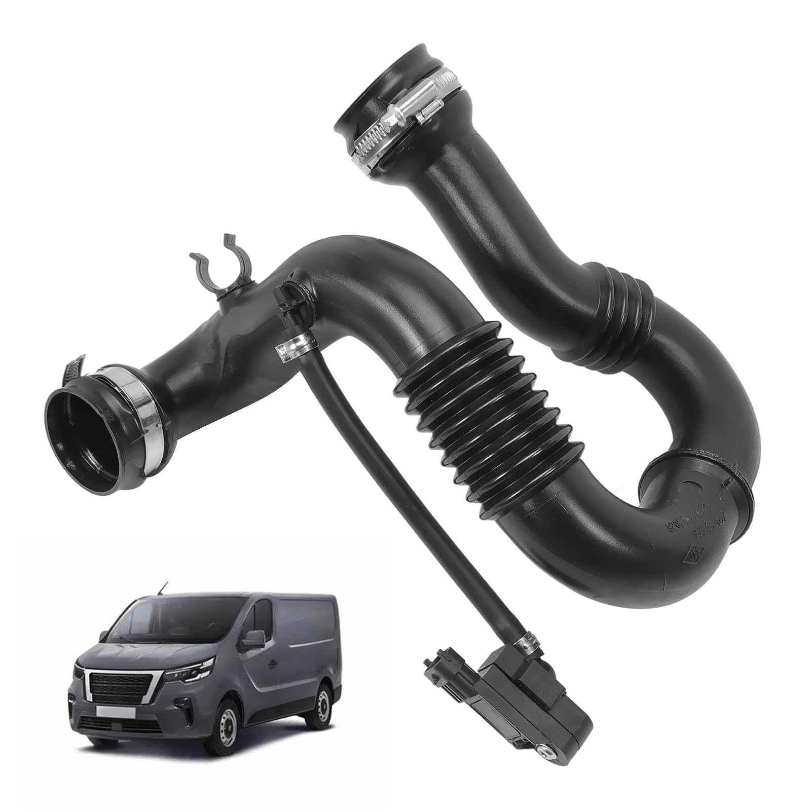 Tubo intercooler turbo boost per Nissan Primastar Trafic Vivaro A 2006-2014 1657800Q0A 93864697 93856622 4404011