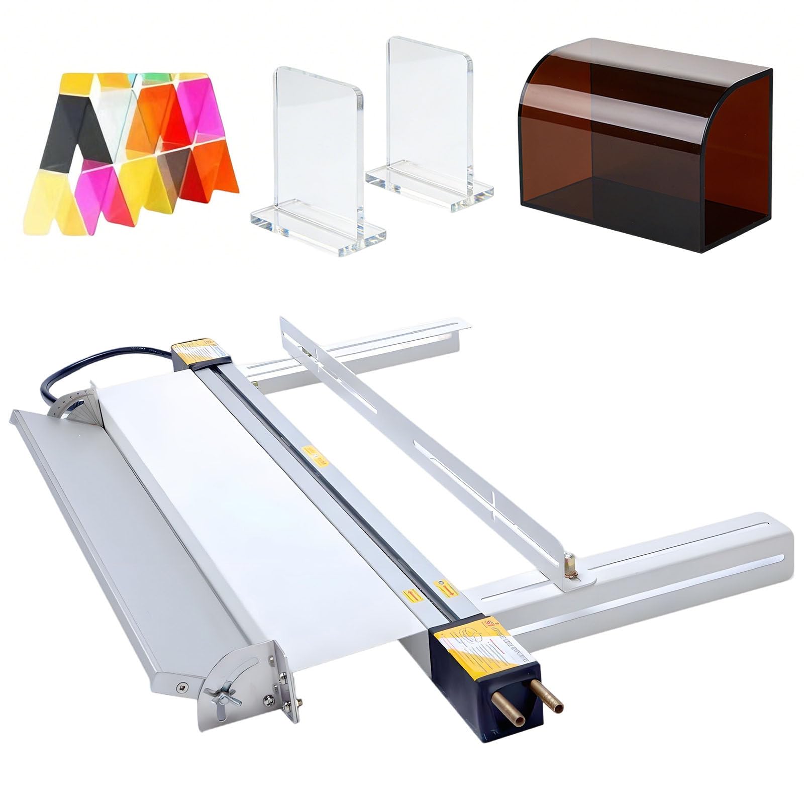 Macchina piegatubi a caldo per plastica acrilica in PVC, versione con staffa, 125 cm, per insegne e piatti organici