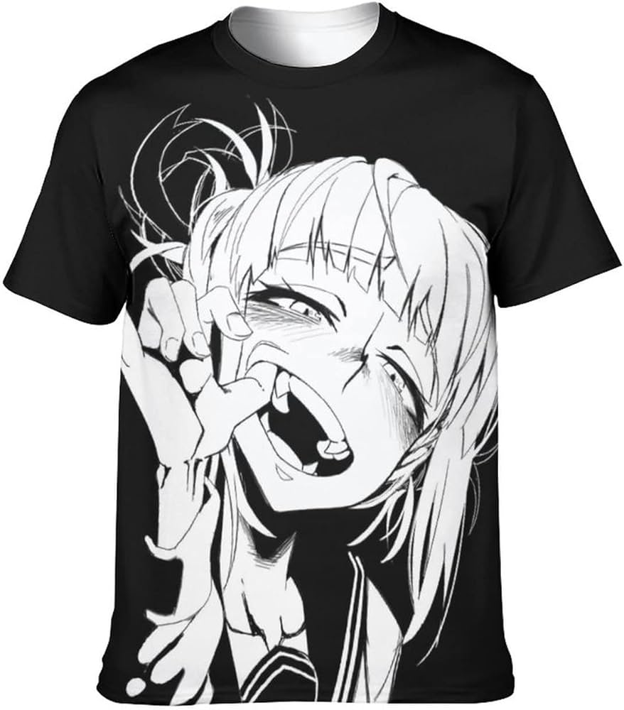 【新品未使用品】トガヒミコ　Tシャツ ヒーローTシャツ Amazon.co.jp: Tシャツ メンズ 僕のヒーローアカデミア トガヒミコ