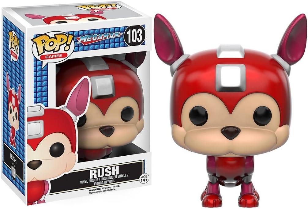 Funko POP Games: Mega Man - Rush Action Figure