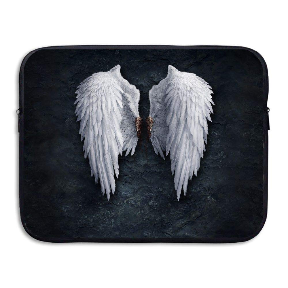 Laptop Sleeve Bag Angel Wing Waterproof Computer Bag Zipper Notebook Case