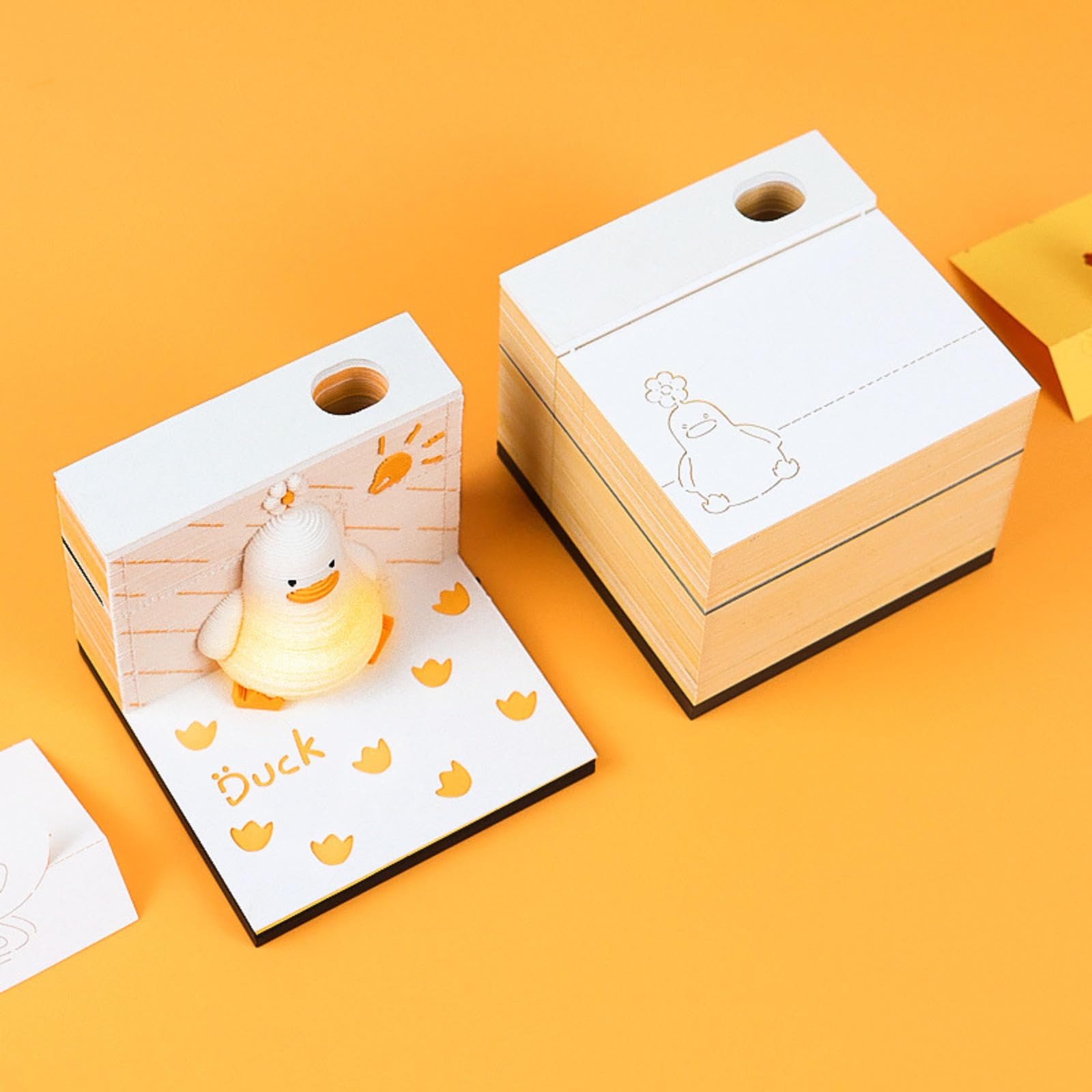 Bloc de notas 3D, bloc de notas 3D, notas adhesivas 3D, bloc de notas artísticas para tallar papel 3D, bloc de notas de arte extraíble, exquisita obra de arte creativa de escultura de papel, para